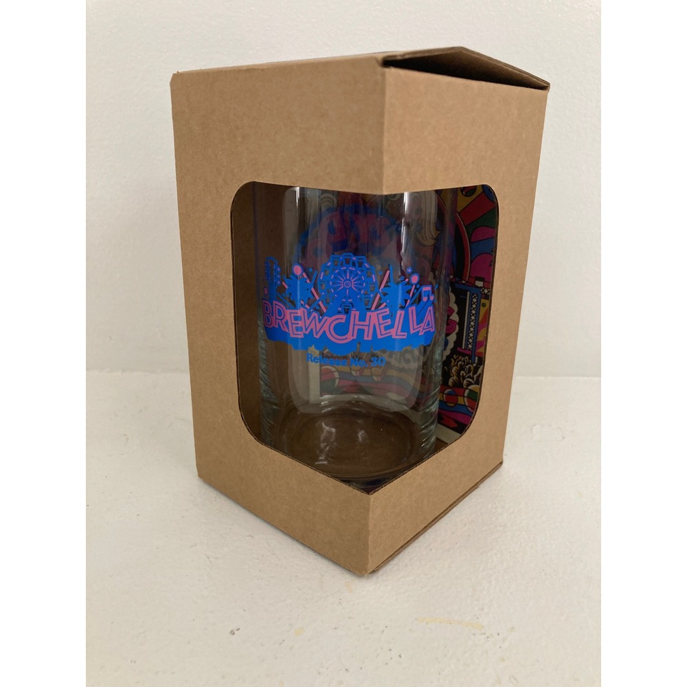 Lazy Dog Beer Club Brewchella Release No. 30 Music Festival Beer Can Glass Cool